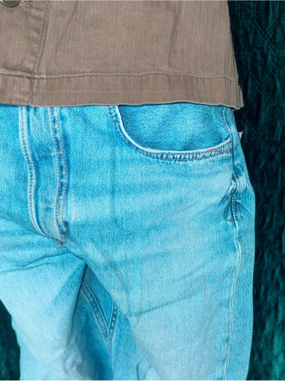 Zara Light Blue Boyfriend Jeans
